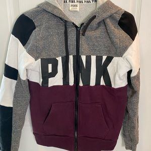 Pink zip up jacket